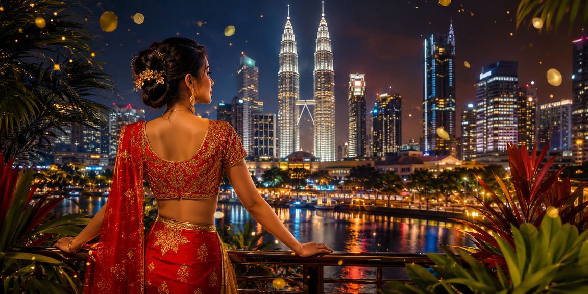 Suasana kasino hiburan di Kuala Lumpur dengan paparan permainan moden